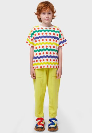 GEOMETRIC - Camiseta estampada - off white