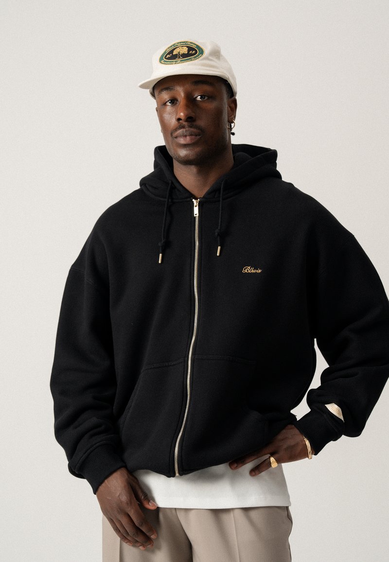 BLKVIS SCRIPT ZIP UNISEX - Sweat zippé - black