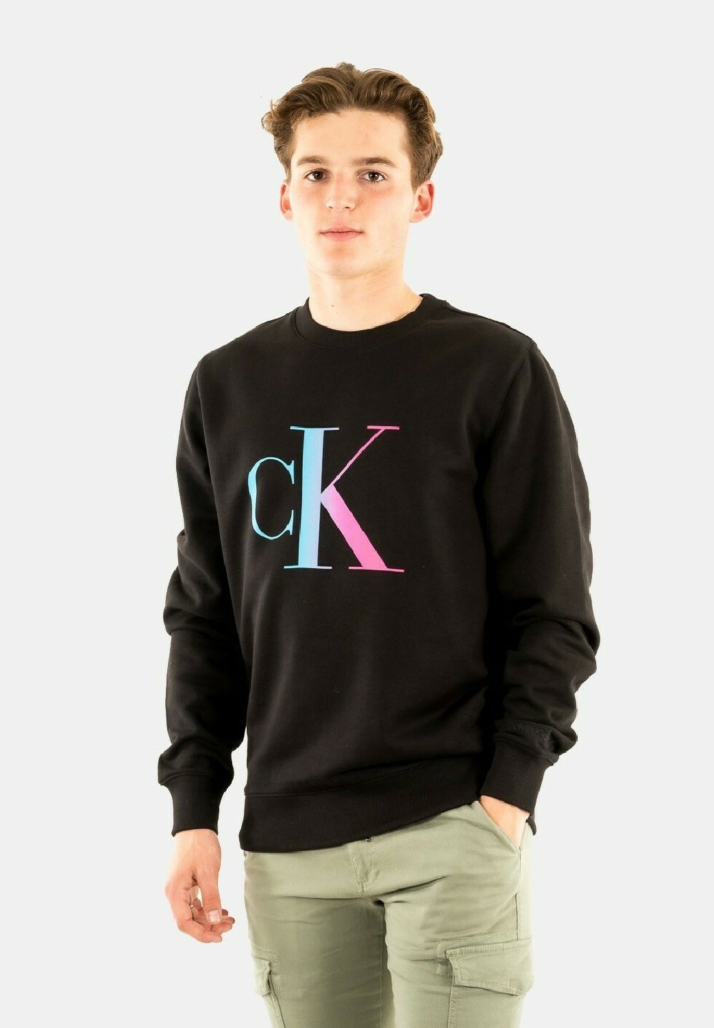 Calvin Klein Jeans Felpa - noir/nero - Zalando.it