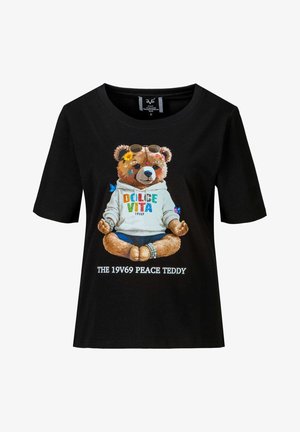 19V69 Italia, 19V69 ITALIA T-SHIRT BELLARA S TEDDY - Print T-shirt - black