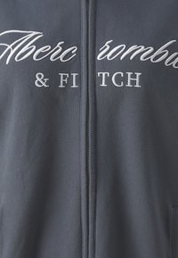 Abercrombie & Fitch Legging-Friendly Logo Full-Zip Hoodie - Φούτερ με φερμουάρ - turbulence