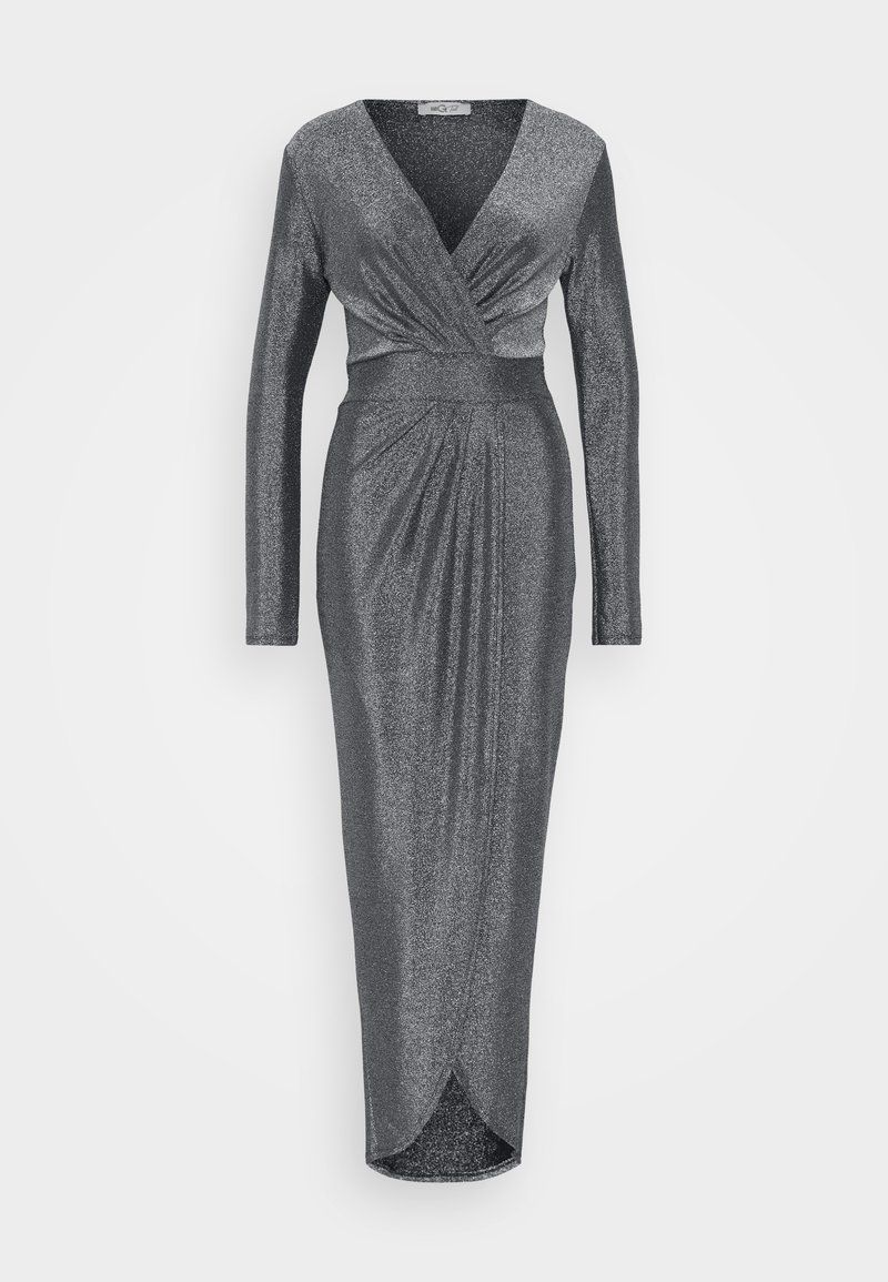 WAL G TALL LOLA GLITTER WRAP DRESS - Occasion wear - silver/silver-coloured - Zalando.ie WAL G TALL LOLA GLITTER WRAP DRESS - Occasion wear - silver/silver-coloured - Zalando.ie