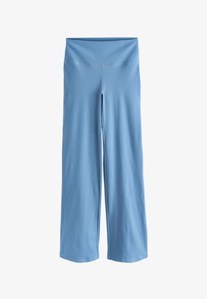 Self., REGULAR FIT - RIB WIDE LEGGINGS - Leggings - blue