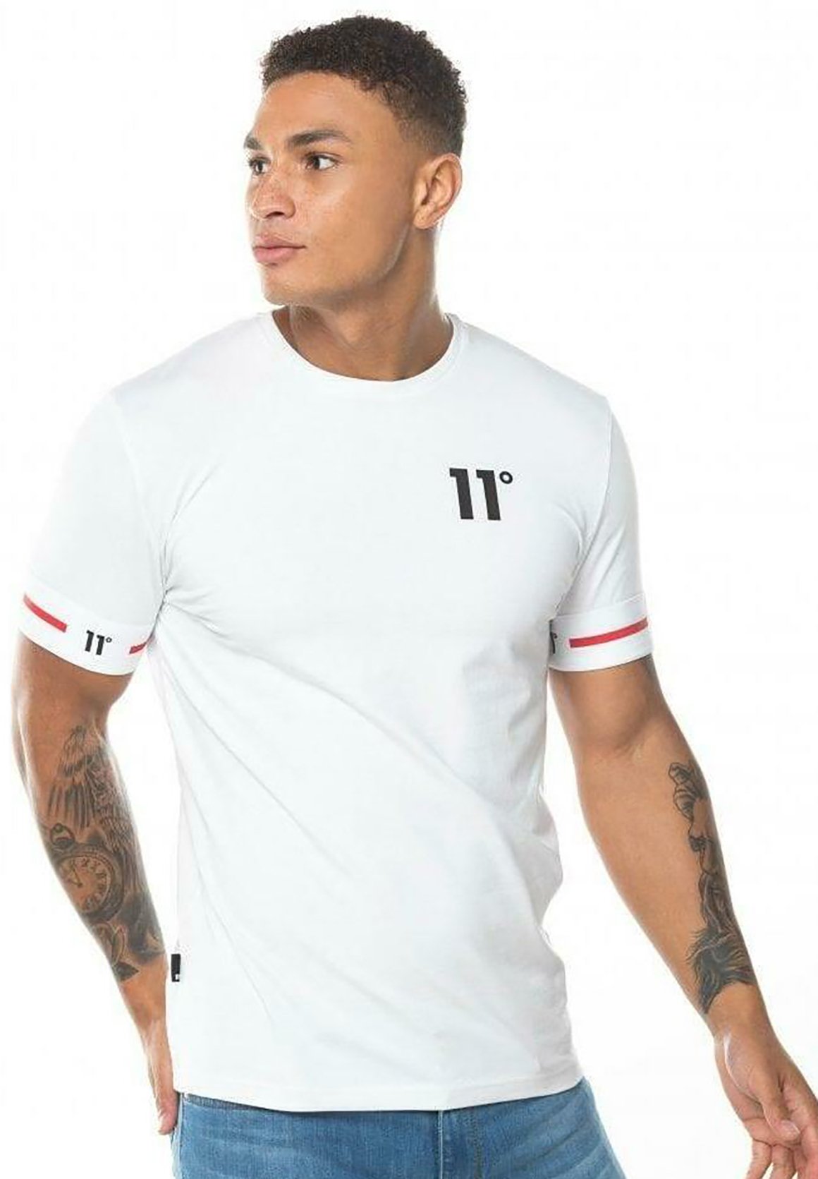 11 DEGREES Camiseta estampada - white/blanco - Zalando.es