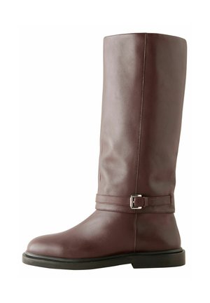 REGULAR FIT - FOREVER COMFORT BUCKLE DETAIL RIDER - Boots - burgundy red leather