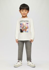 s.Oliver MIT BÜNDCHEN - Langarmshirt - ecru