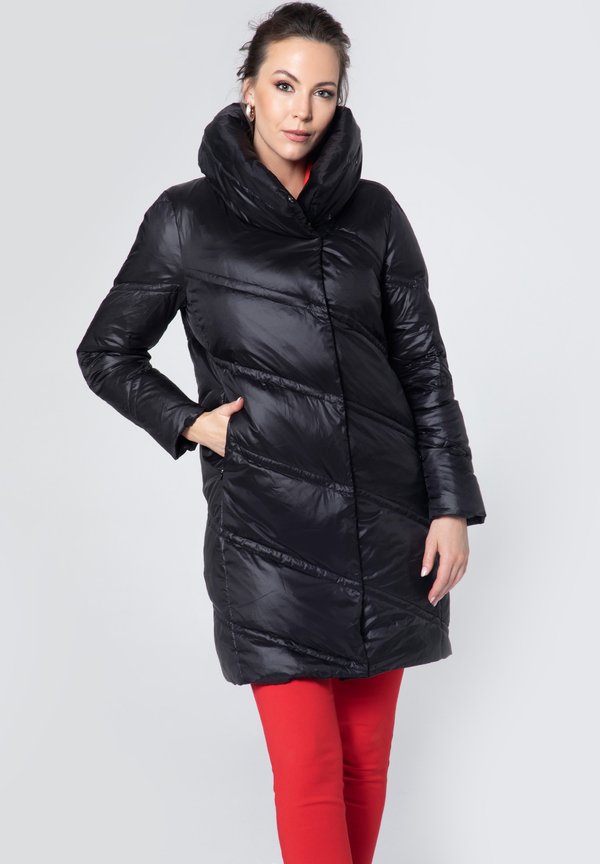 Wintermantel - schwarz