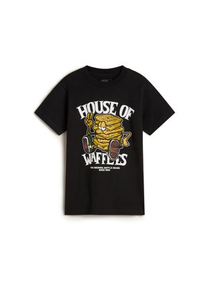 WAFFLE HOUSE - Camiseta estampada - black