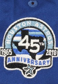 New Era HOUSTON ASTROS MLB ANNIVERSARY SIDEPATCH COOPERSTOWN  SKY 9FORTY A-FRAME SNAPBACK - Cap - blau