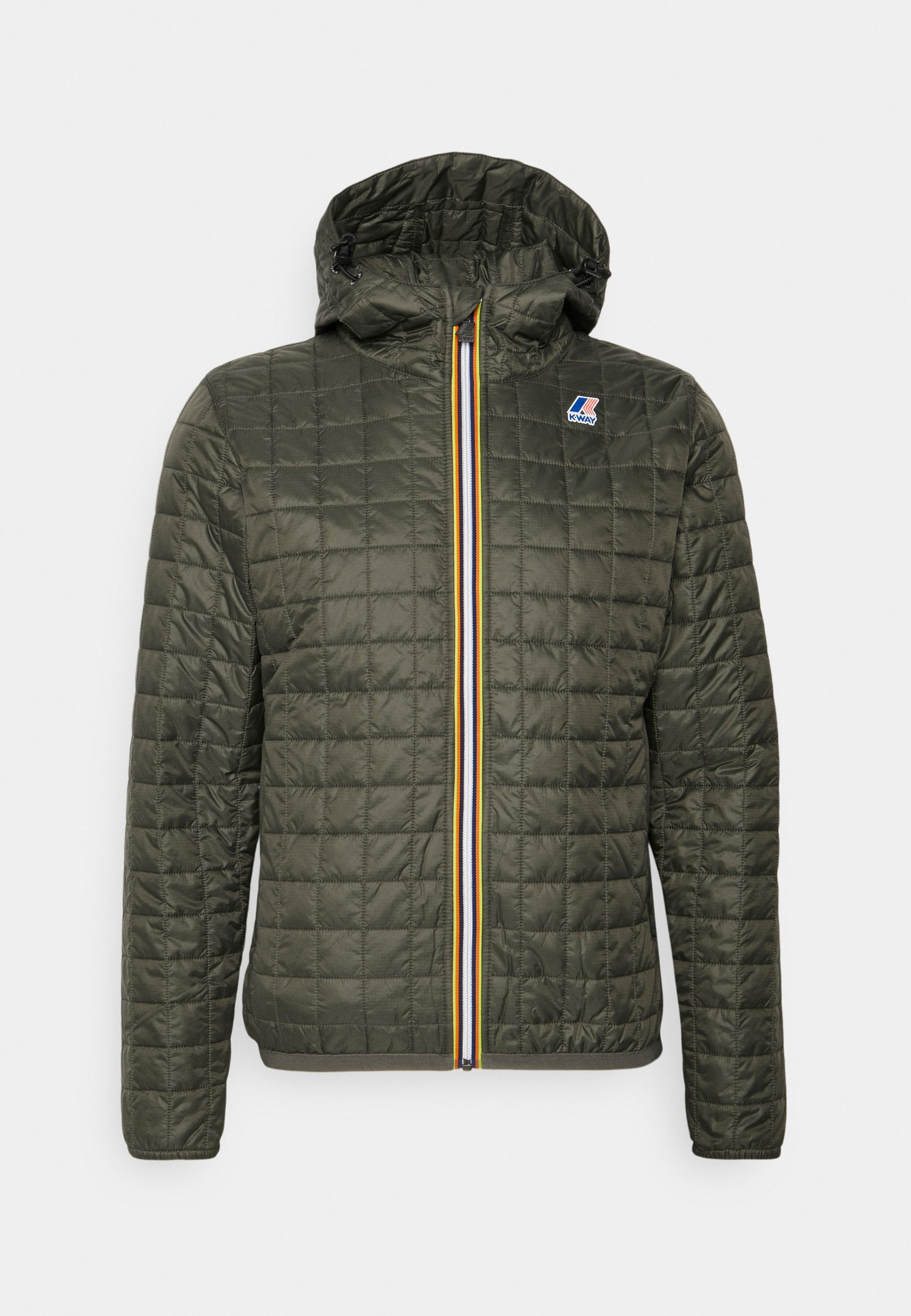 K-Way CLAUDE UNISEX - Chaqueta de entretiempo - black torba/verde oscuro -  Zalando.es