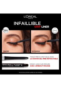 L'Oréal Paris LOT DE 2 - EYELINER LINER GEL INTENSE WHITE INFAILLIBLE GRIP - Eyeliner - intense black