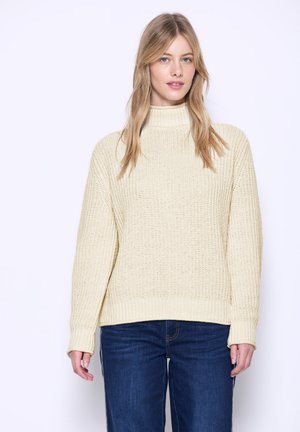 TURTLENECK - Striktrøje - beige