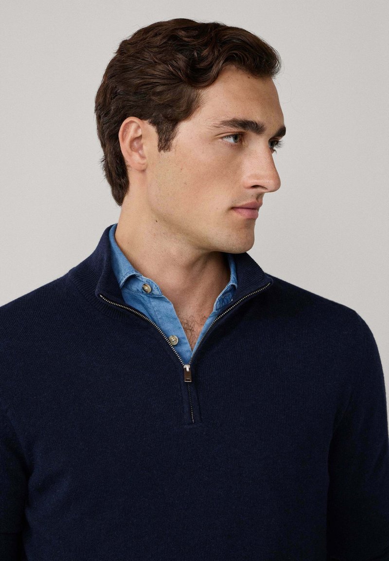 Pull Homme Hackett – Taille XXL – Couleur Havane – Mélange Coton Cachemire – Occasion
