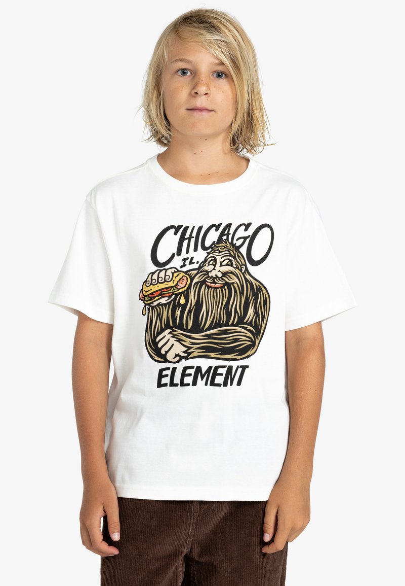 Element HAIRY DOG T shirt Imprim White blanc ZALANDO FR element-hairy-dog-t-shirt-imprim-white-blanc-zalando-fr