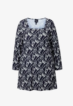 Ulla Popken, MATTE LEAF POCKET - Tunique - black