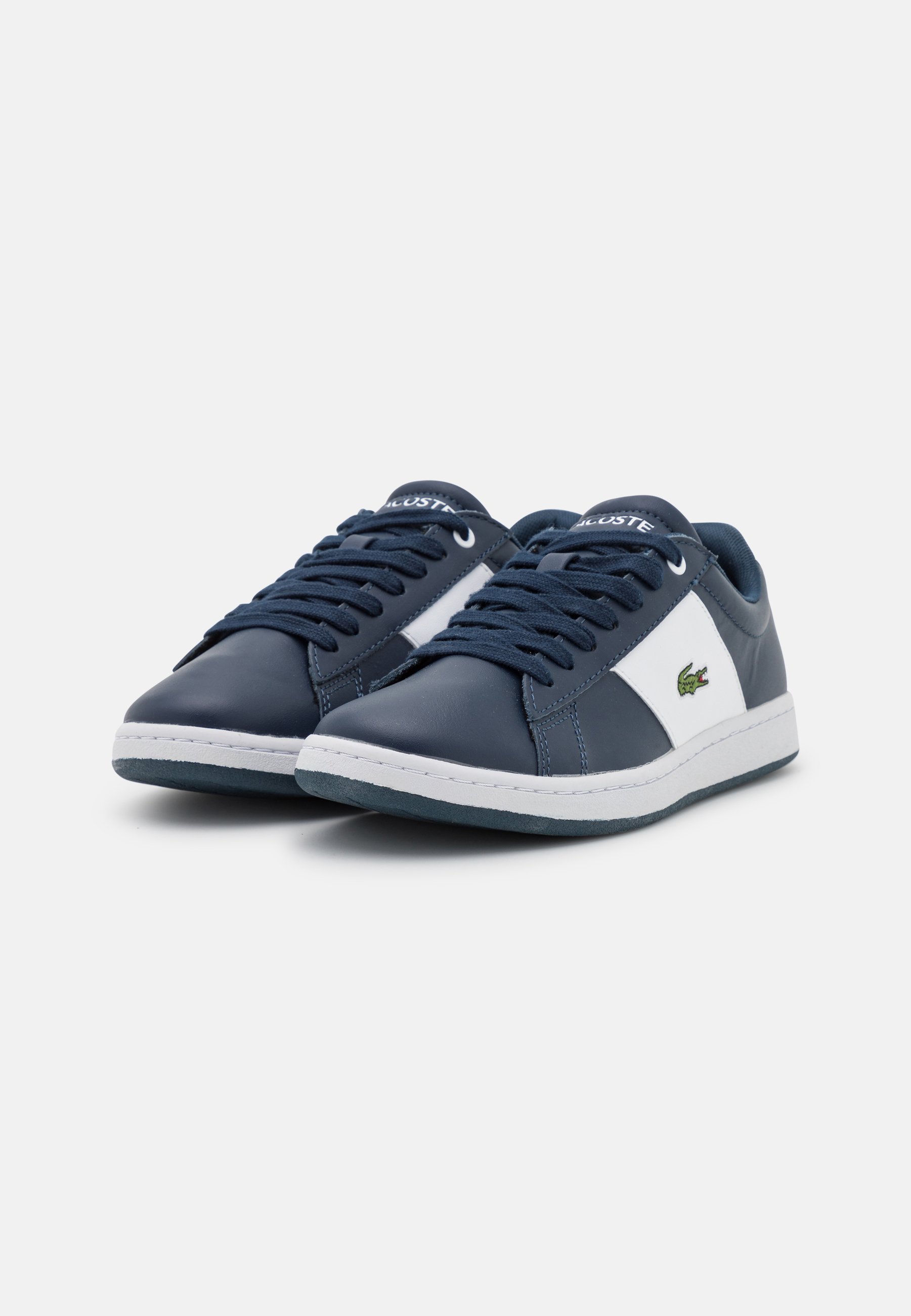 lacoste trainers navy blue