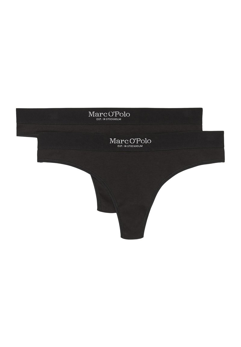 Marc O'Polo 2-PACK ICONIC - String - schwarz - Zalando