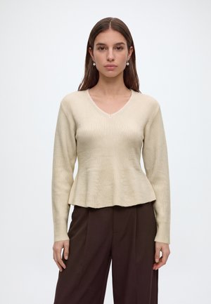 MSCH Copenhagen MSCHSILDA RACHELLE  - Πουλόβερ - oatmeal melange