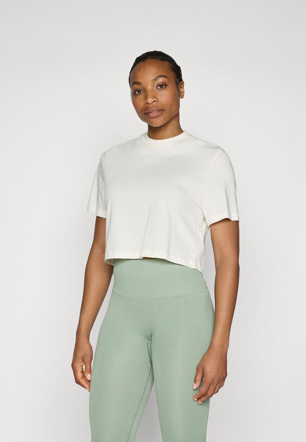 STUDIO CROPPED - Print T-shirt - cannoli cream