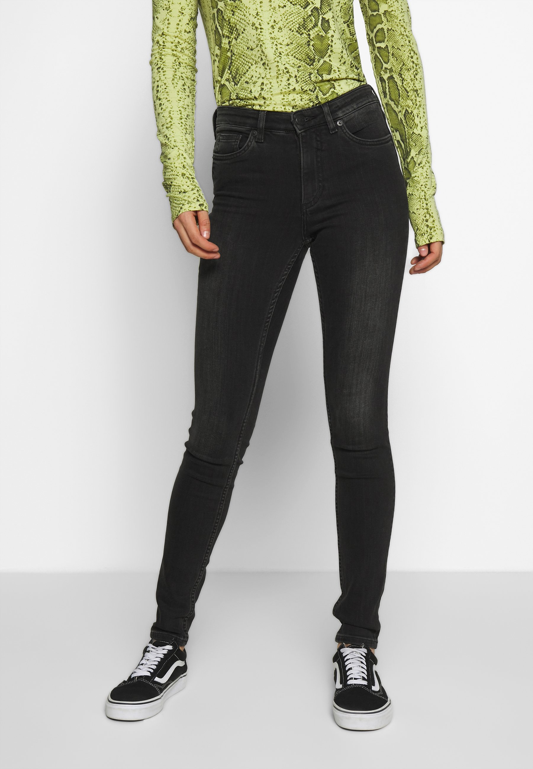 Monki Jeans Skinny Fit - black dark/black - Zalando.ie