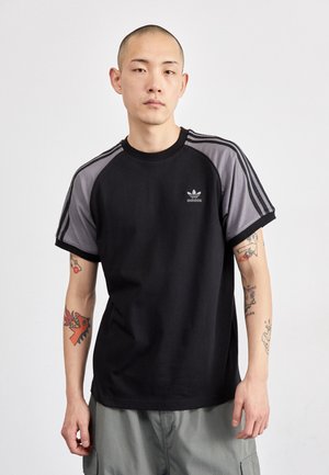 adidas Originals TEE - Tricou cu imprimeu - black/grey