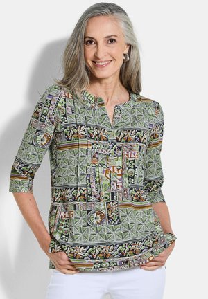 DRUCK AUS WEICHEM - Tunika - green patterned