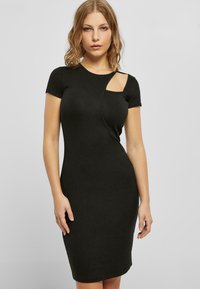 Urban Classics CUT OUT - Robe fourreau - black
