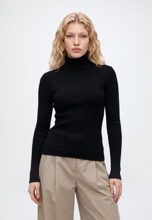 Gina Tricot, TURTLENECK TOP - Пуловер - black