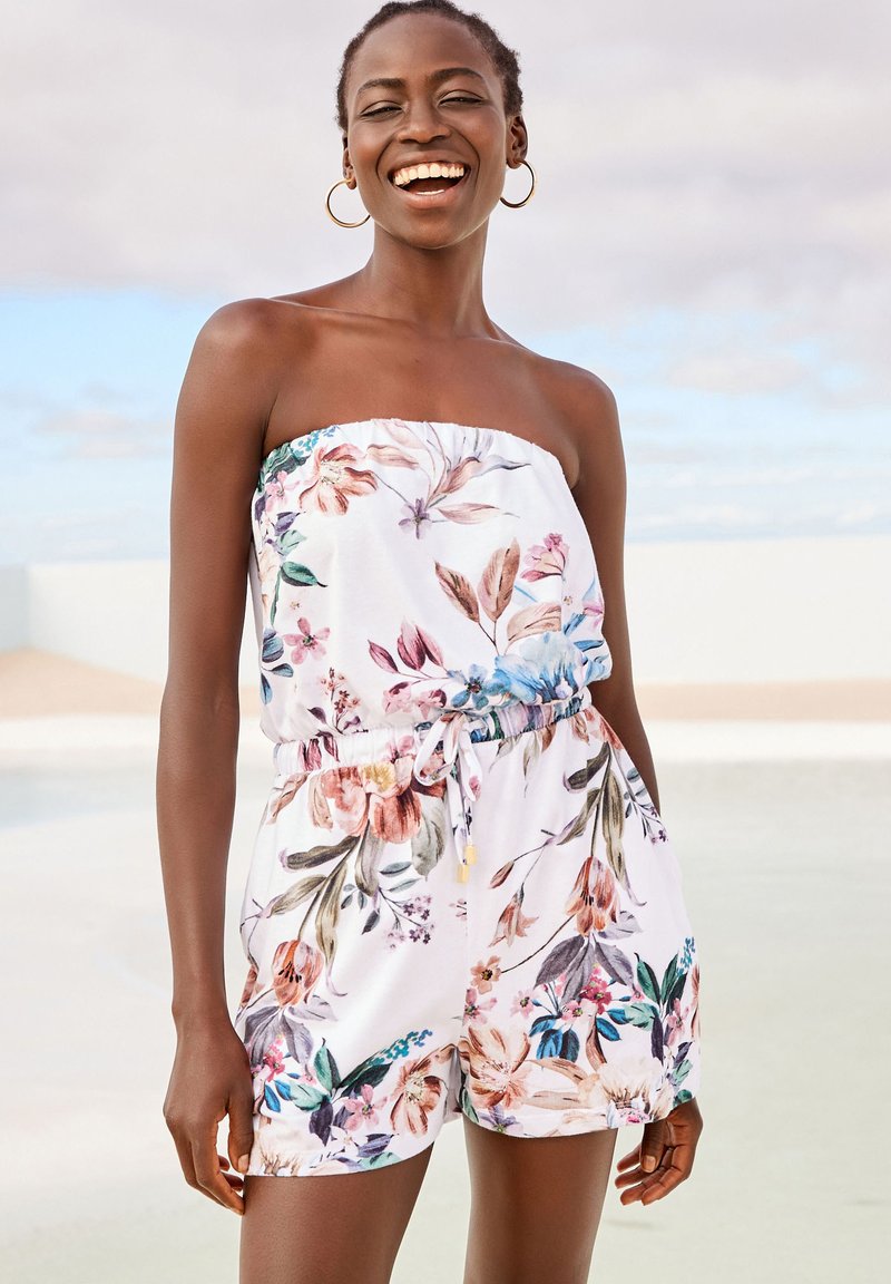Next Overal - white floral