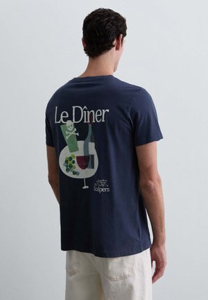 Scalpers, SCALPERS SCLEDINER TEE - Camiseta estampada - navy