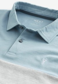 Next CHEST BLOCK STANDARD - Poloshirts - mottled light blue
