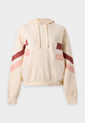 Even&Odd, Kapuzenpullover - white/brown/pink