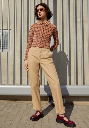 VEGAN TIPTON - Nazouvací boty - oxblood
