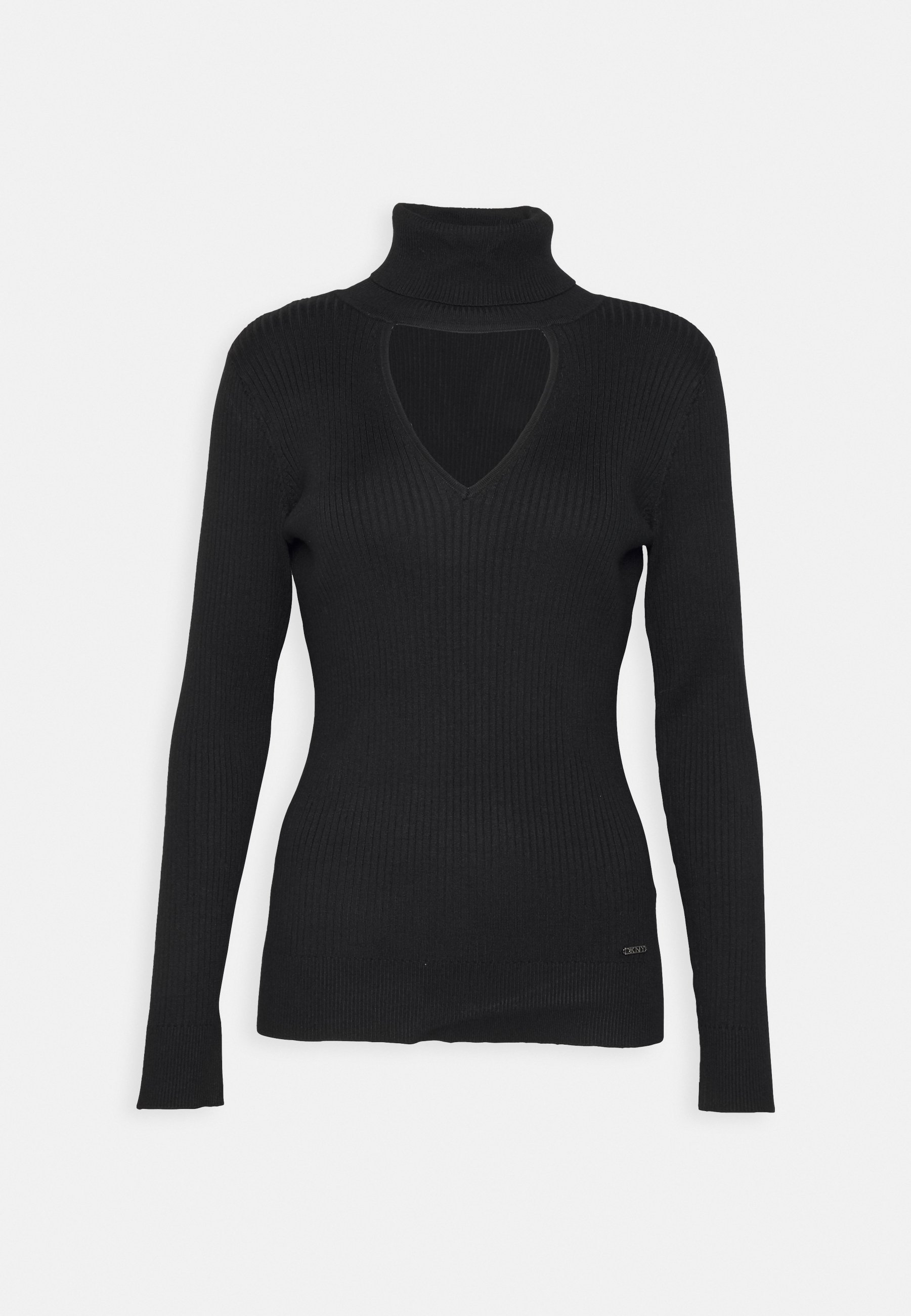 turtleneck with cutout chest