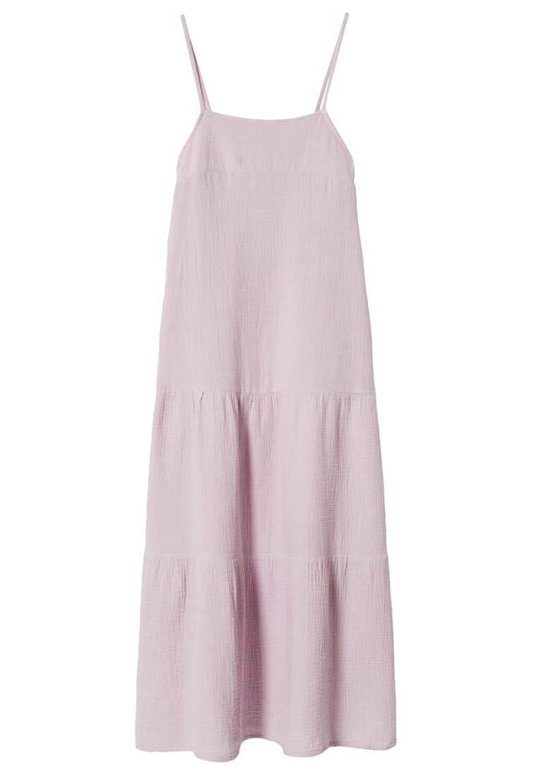 Mango Maxi-jurk paars