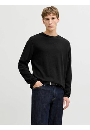 JJESUMMER CREW NECK  - Striktrøje - black