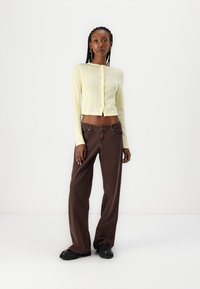 BDG Urban Outfitters LOVE CARDI - Kardigan - yellow