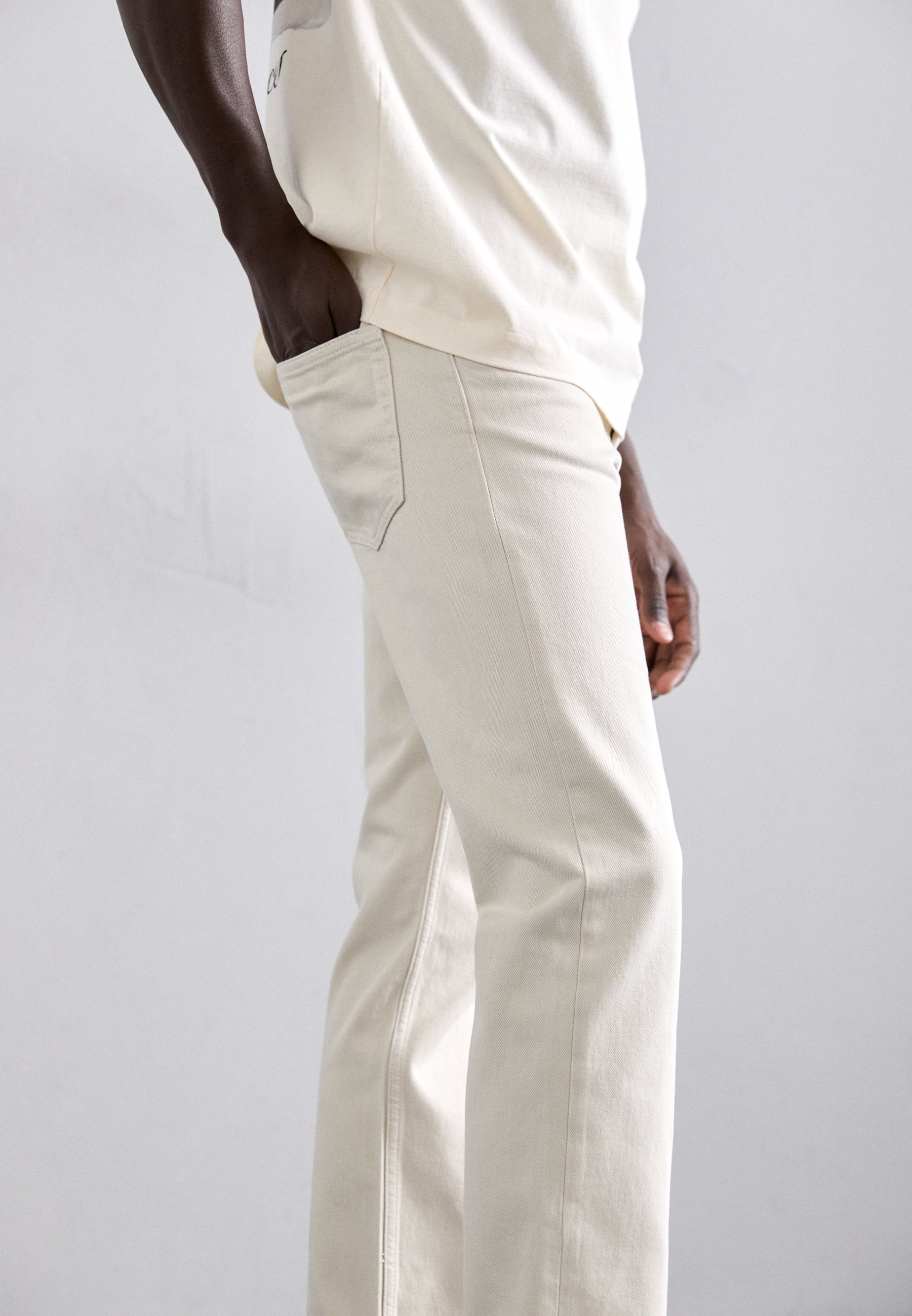 NN.07 SONNY - Straight leg jeans - ivory/off-white - Zalando.co.uk