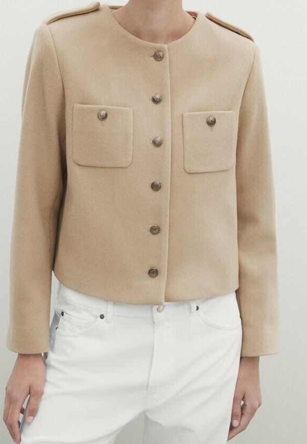 Massimo Dutti Veste légère - beige