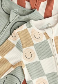Next FOOTLESS ZIPPED 3 PACK REGULAR FIT - Pyjama - neutral checkerboard