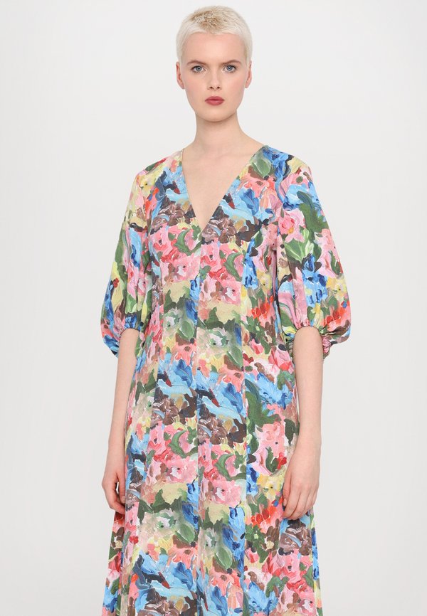 STRUCTURE SLEEVE MIDI DRESS - Day dress - loves me loves me not2