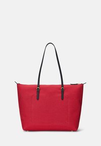 Lauren Ralph Lauren NYLON MEDIUM KEATON TOTE BAG - Velká kabelka - festive red/black