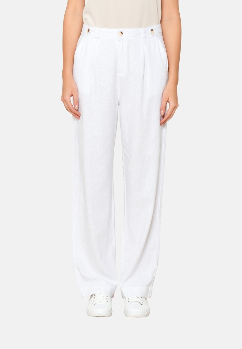 LolaLiza - TAILORED - Broek - optical white, Vergroten