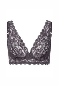 Hanro MOMENTS SOFT CUP - OHNE BÜGEL - Triangel BH - black pearl