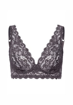 Hanro MOMENTS SOFT CUP - OHNE BÜGEL - Triangel BH - black pearl