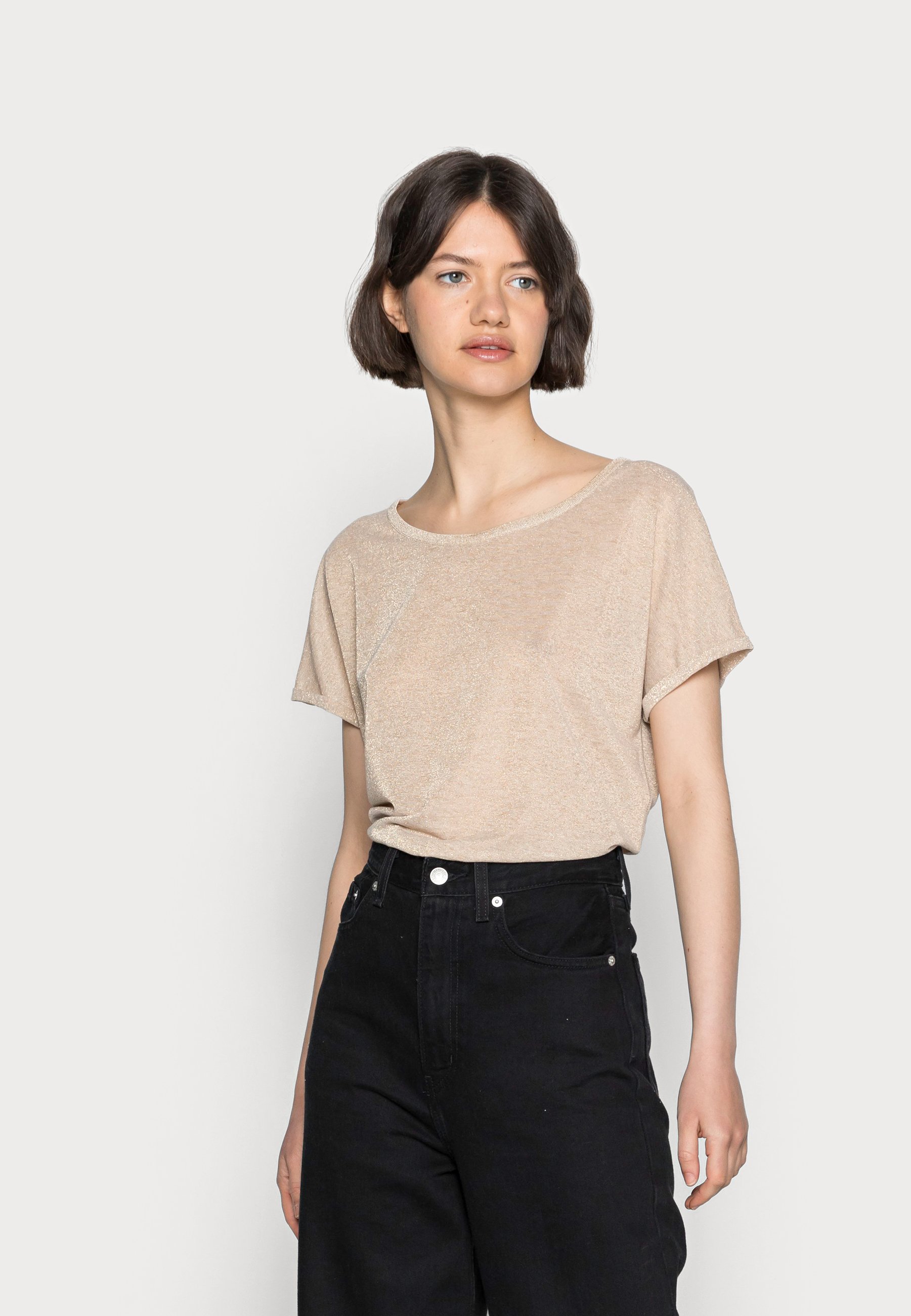 Mos Mosh KAY TEE - Basic T-shirt - gold 