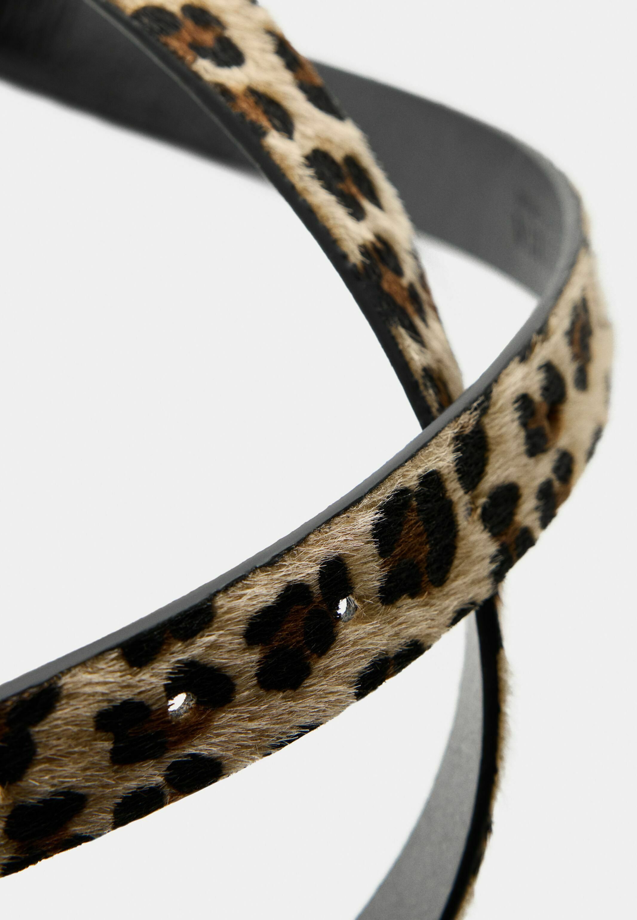 【BERSHKA】ANIMAL BUCKLED Belt ベルシュカ ベルト Bershka ANIMAL BUCKLED - Belt - mottled dark brown - Zalando