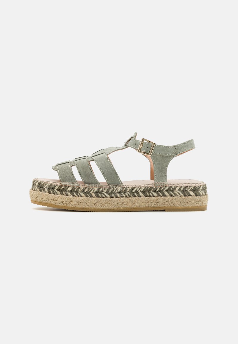 Gaimo LIVIA - Háncstalpú vászoncipők - khaki