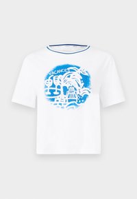 T-shirt print - white