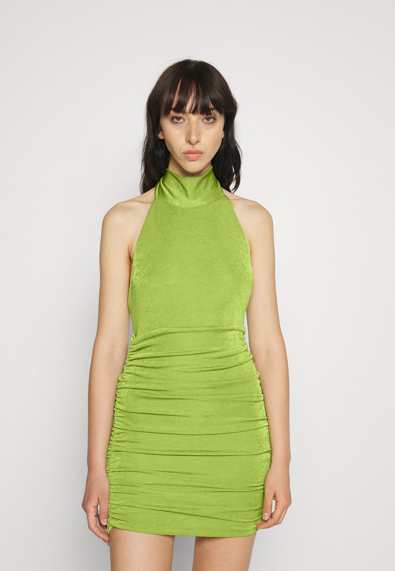 Damen Kleider | IN THE STYLE PERRIE SIAN HALTER NECK RUCHED MINI DRESSJerseykleidgreen/grün - GQ91423 Damen Kleider | IN THE STYLE PERRIE SIAN HALTER NECK RUCHED MINI DRESSJerseykleidgreen/grün - GQ91423